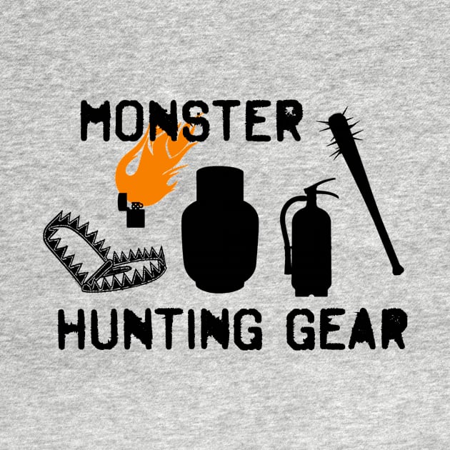 Monster Hunting Gear - Stranger Things by tziggles